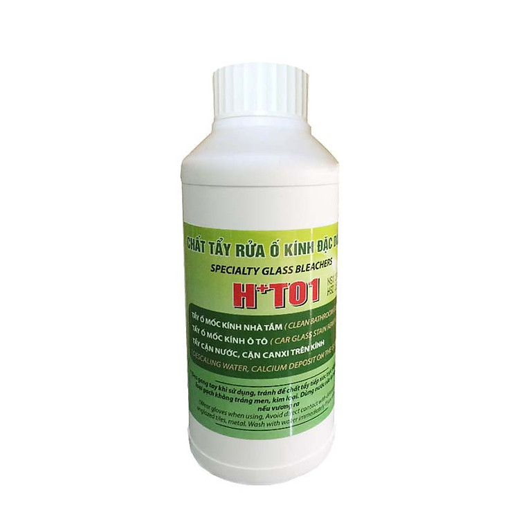 Chất tẩy cặn canxi, ố mốc, vẩy nước trên kính HT01 500ml