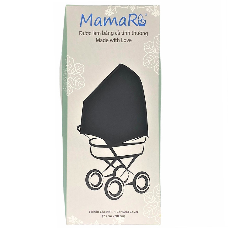 Khăn che nôi vải sợi tre Mamaru Chính hãng Ưu đãi - Hình ảnh 3