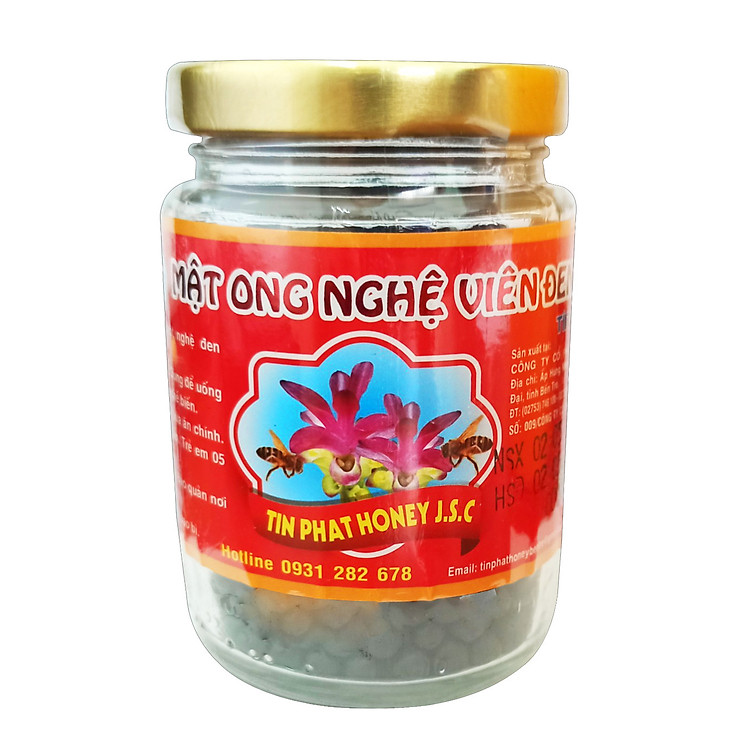 Mật ong nghệ viên đen Tín Phát (100g)