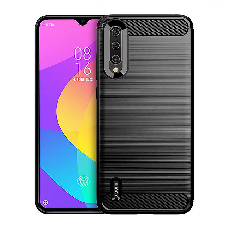 Ốp Lưng Chống Sốc Vân Cabon Cho Điện Thoại Xiaomi Mi CC9 / Mi 9 Lite