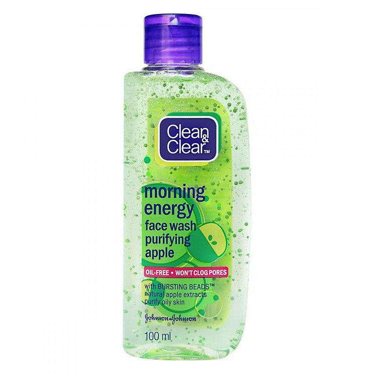 Sữa Rửa Mặt Clean & Clear Fruit Essentials Facial Cleanser Hương Táo 100ml - 8850007652069