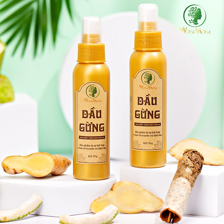 Mua Dầu gừng thảo mộc tan mỡ bụng Wonmom Giá rẻ - Hình ảnh 5