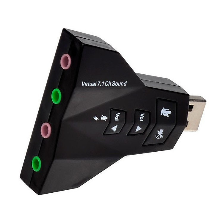 Card Âm Thanh Hình Máy Bay USB Sound Virtual 7.1