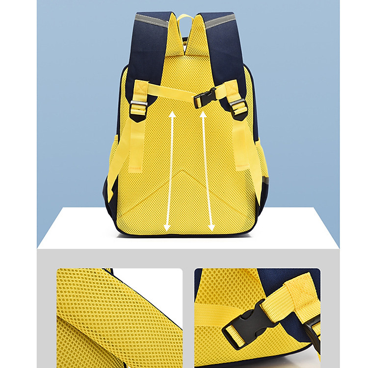 Ba Lô Học Sinh Cao Cấp BEE GEE HS1218 - Xám - Ảnh 3