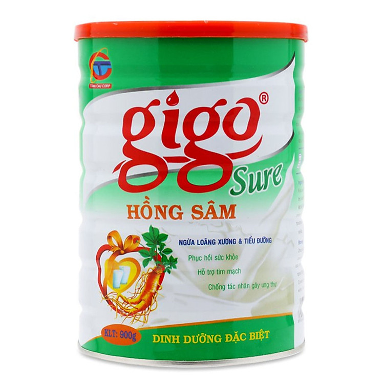 Sữa Bột Gigo Sure Hồng Sâm (900g)