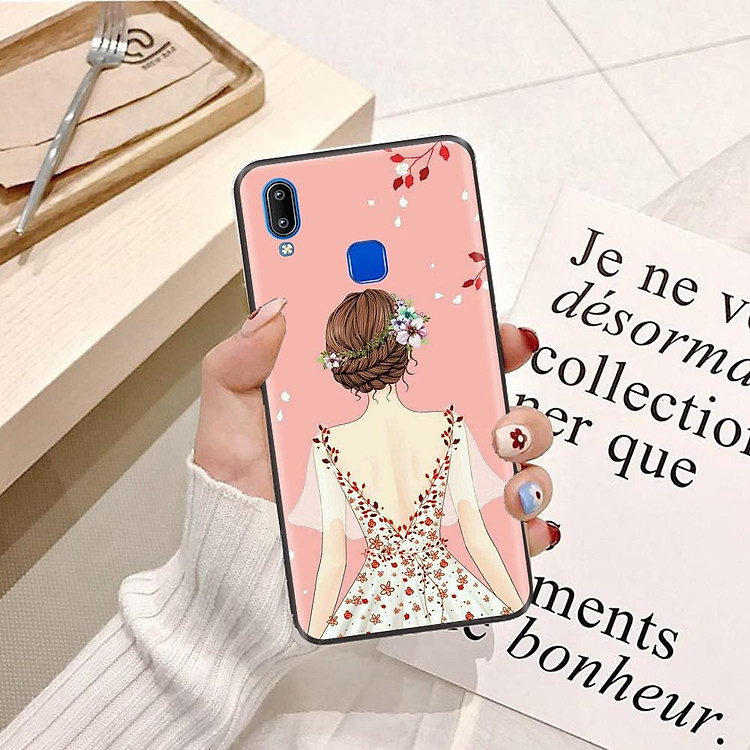 Ốp lưng dành cho ViVo Y11 Viền dẻo TPU hình Phía Sau Cô Gái