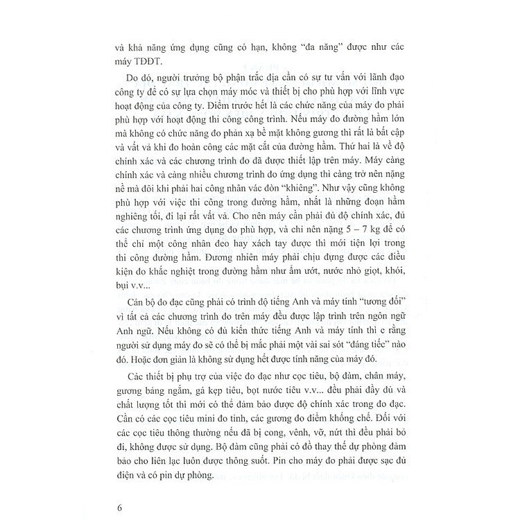 Sổ Tay Công Tác Trắc Địa Trong Thi Công Đường Hầm Và Công Trình Thủy Điện - Ảnh 4