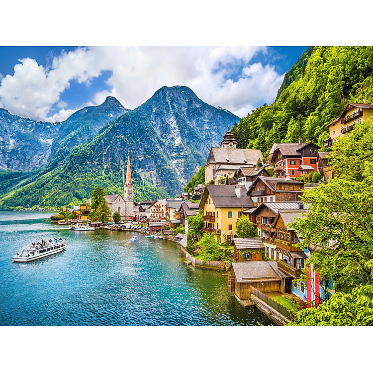 Bộ Tranh Ghép Hình Hallstatt 1500 Mảnh Chính hãng Giá tốt - Hình ảnh 3