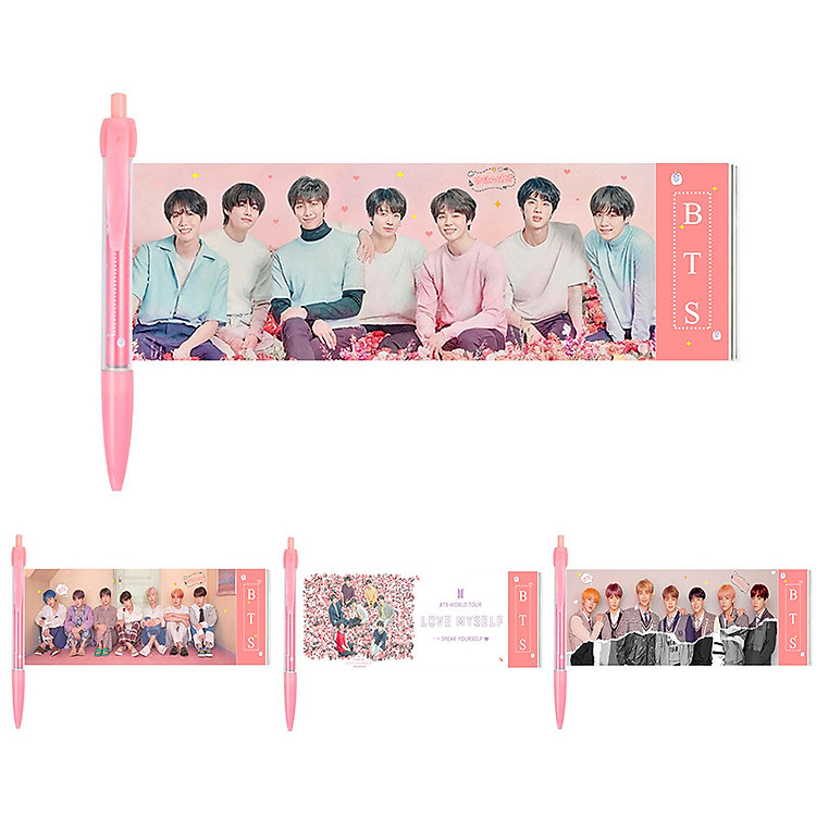 Combo 4 bút BTS bút kéo BTS