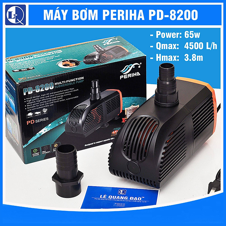 Periha PD-8200 65W - Máy bơm nước cho hồ cá koi, cá cảnh