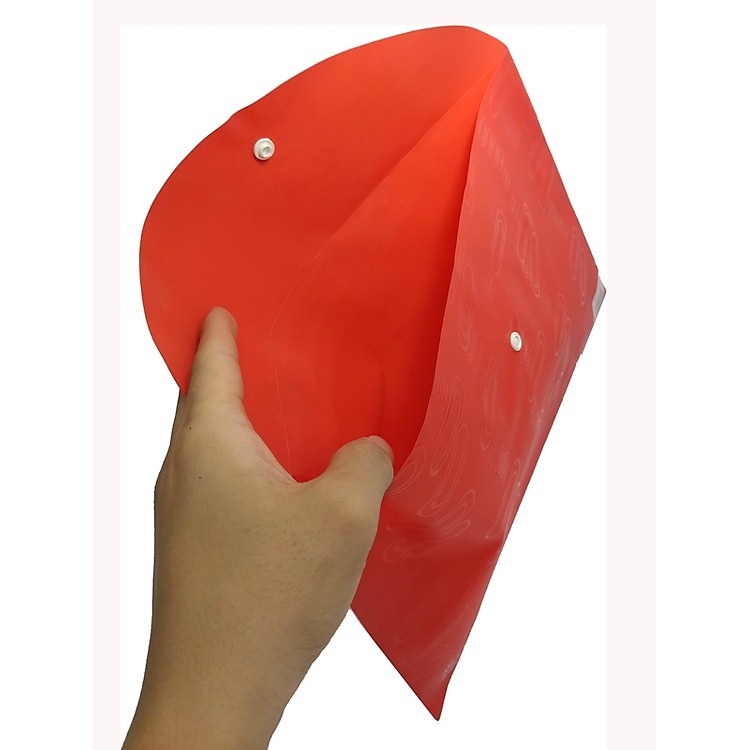 Bìa Nút Hoa Văn A4 King-Star KS-209AM - Đỏ - Ảnh 3