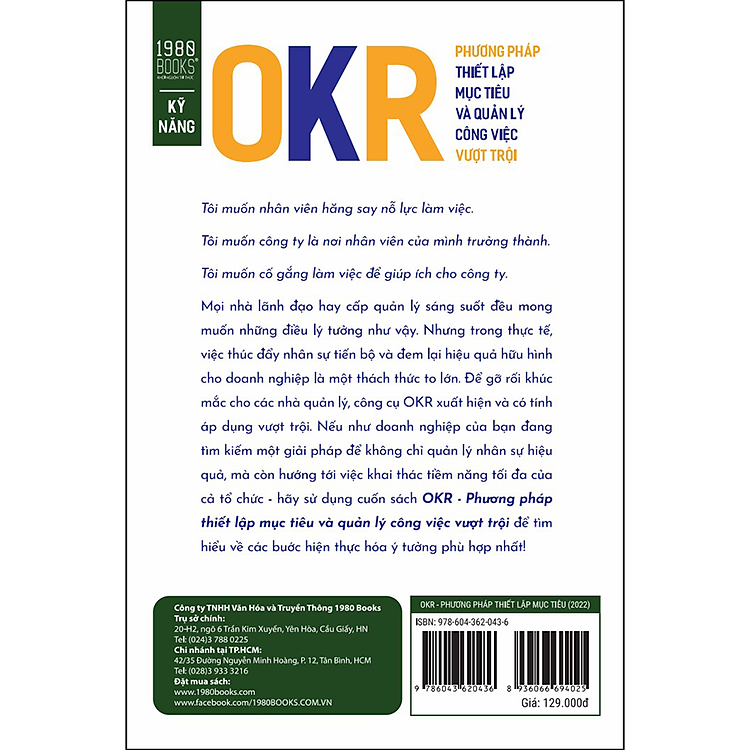 OKR - Phương Pháp Thiết Lập Mục Tiêu Và Quản Lý Công Việc Vượt Trội (Tái Bản 2022) - Ảnh 2
