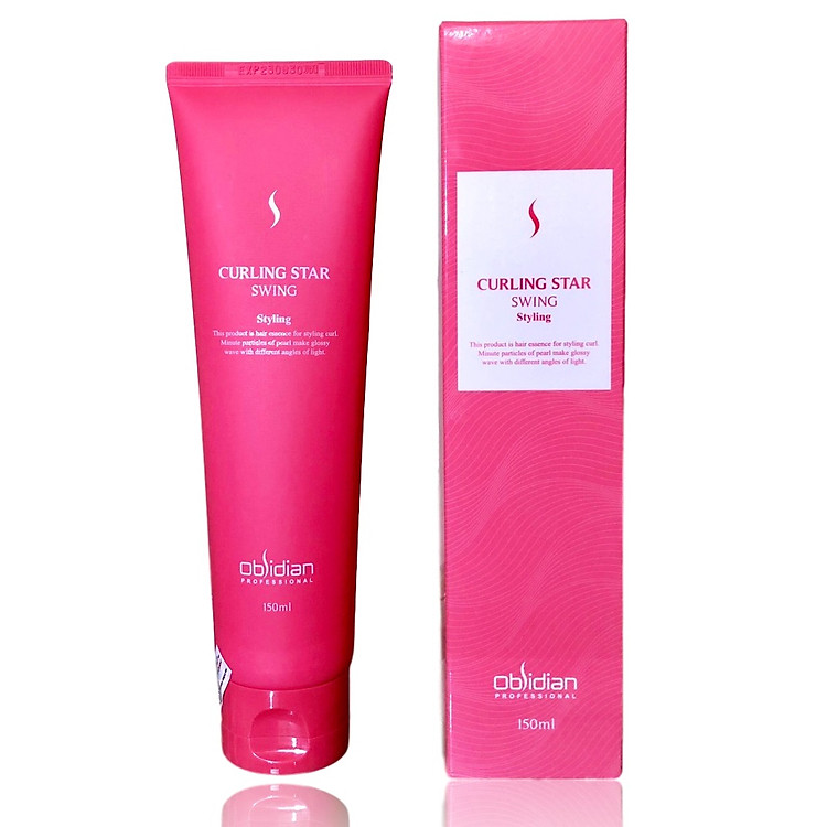Gel tạo kiểu tóc uốn xoăn bồng bềnh - Obsidian Curling Star 2 Swing 150ml New 2023