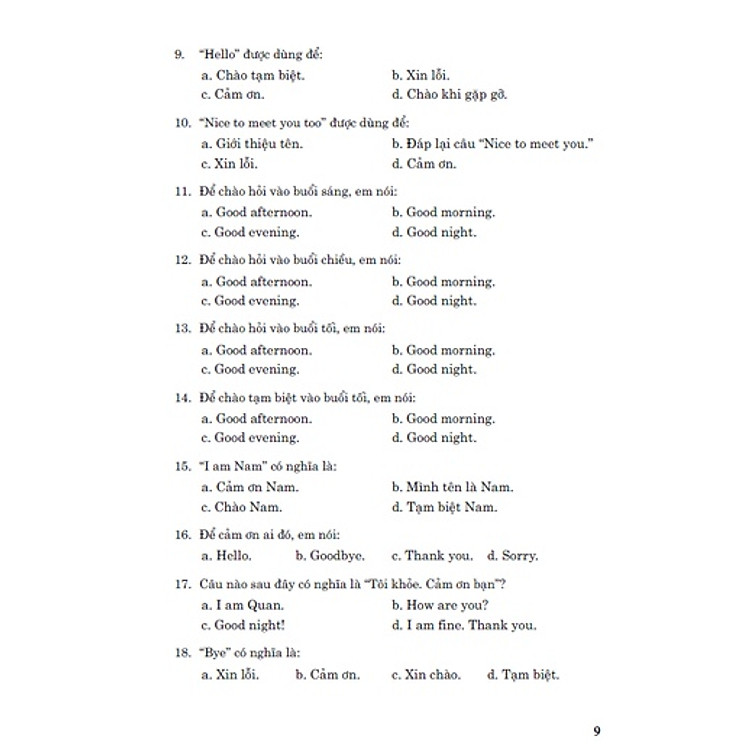 612 Câu Trắc Nghiệm Tiếng Anh 3 - Có Đáp Án - Ảnh 2