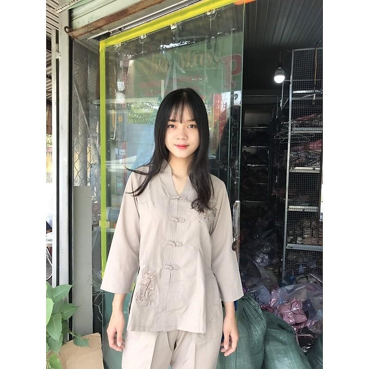 Đồ Lam Đi Chùa #Đồ Phật Tử #Pháp Phục Phật Giáo#Pà Lai Tim Xô ss2