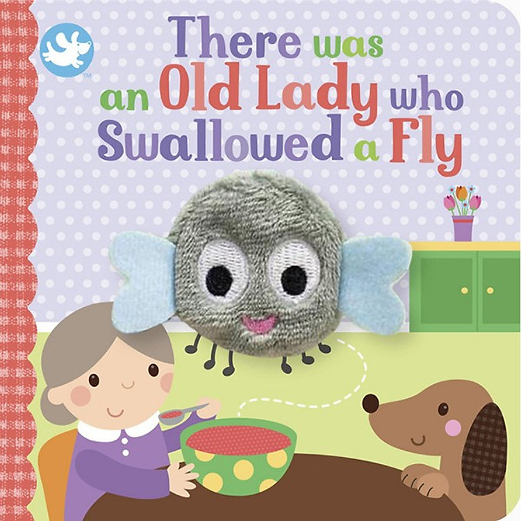 Sách Little Me There Was an Old Lady Who Swallowed a Fly Finger Puppet Book