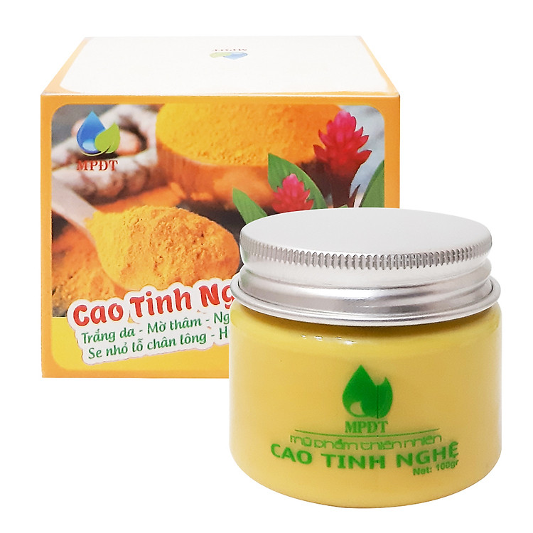 Cao Tinh Nghệ NGÂN BÌNH Ngừa Thâm Mờ Sẹo Trắng Da 100g