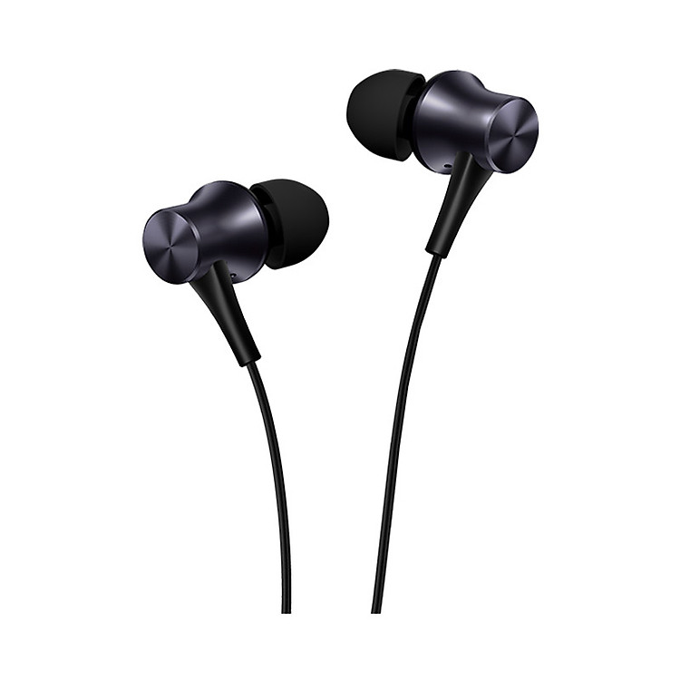 Tai Nghe Nhét Tai Xiaomi Mi In-Ear Headphones Basic (Black/Silver)_Hàng Nhập Khẩu