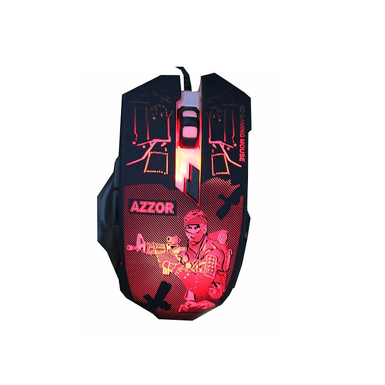 Chuột Chuyên Game Có Dây AZZOR Đèn Led Nhiều Màu