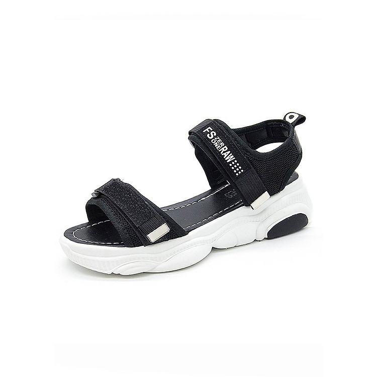 Giày Sandal Nữ Đế Gấu Cao Quai Ngang Phong Cách Hàn Quốc - 3136N