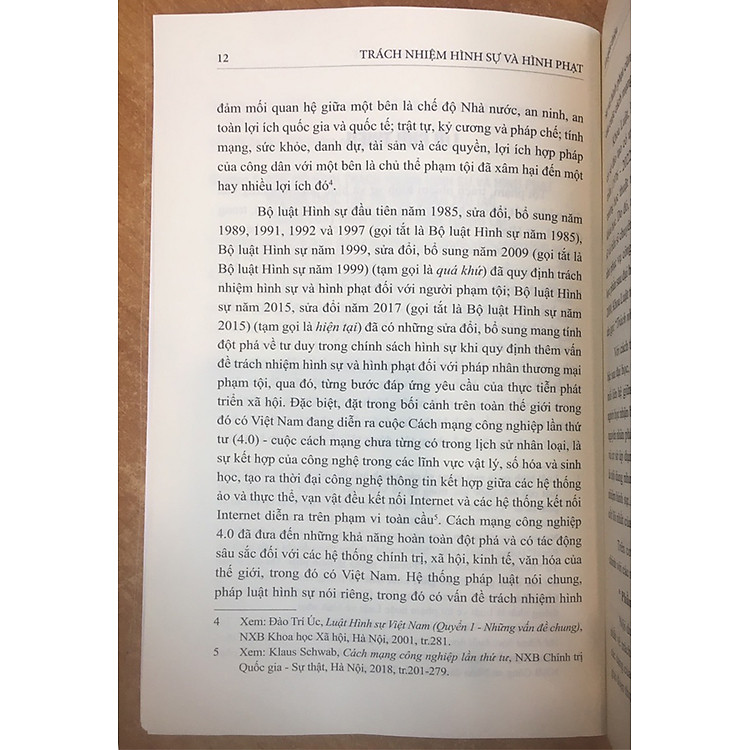 Trách Nhiệm Hình Sự Và Hình Phạt (Giáo Trình Sau Đại Học) - Ảnh 6