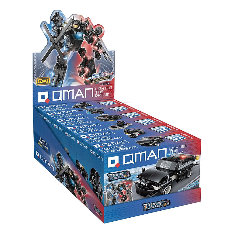 Đồ Chơi Lắp Ráp Qman 41107 - Cảnh Sát Chính hãng Giá tốt - Hình ảnh 4