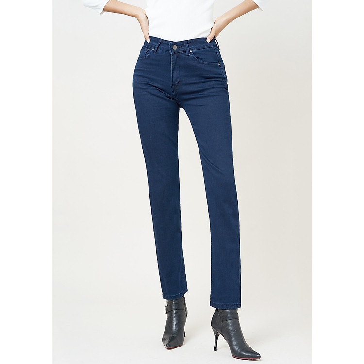 Quần Jean Nữ Ống Đứng Lưng Cao Aaa Jeans Có Nhiều Màu Size 26 - 32