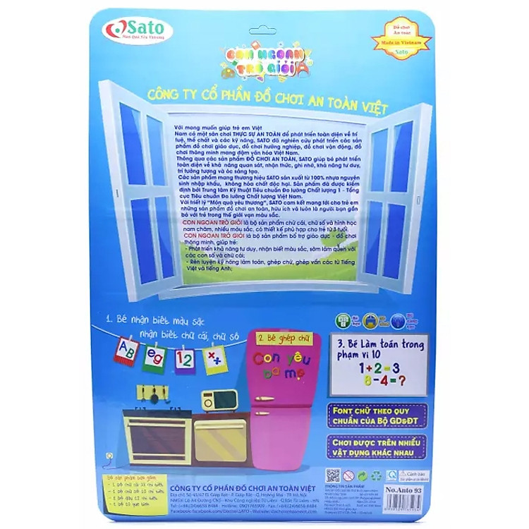 Mua Bộ Chữ Số Nam Châm Anto 93 Chính hãng Giá tốt - Hình ảnh 2