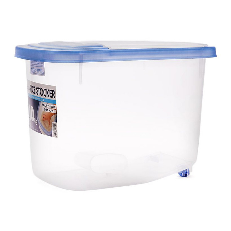 Thùng đụng gạo có bánh xe 10kg của Nhật Bản (B-1913PN)