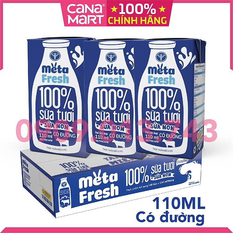 Nơi mua Thùng sữa Nutricare Meta Fresh 110ml Chất lượng Giá rẻ - Hình ảnh 3