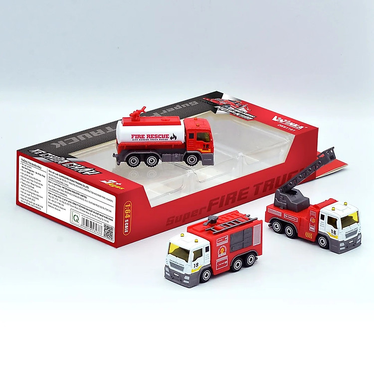Đồ Chơi Mô Hình Xe Chữa Cháy DK81161 Chính hãng Tiết kiệm - Hình ảnh 3