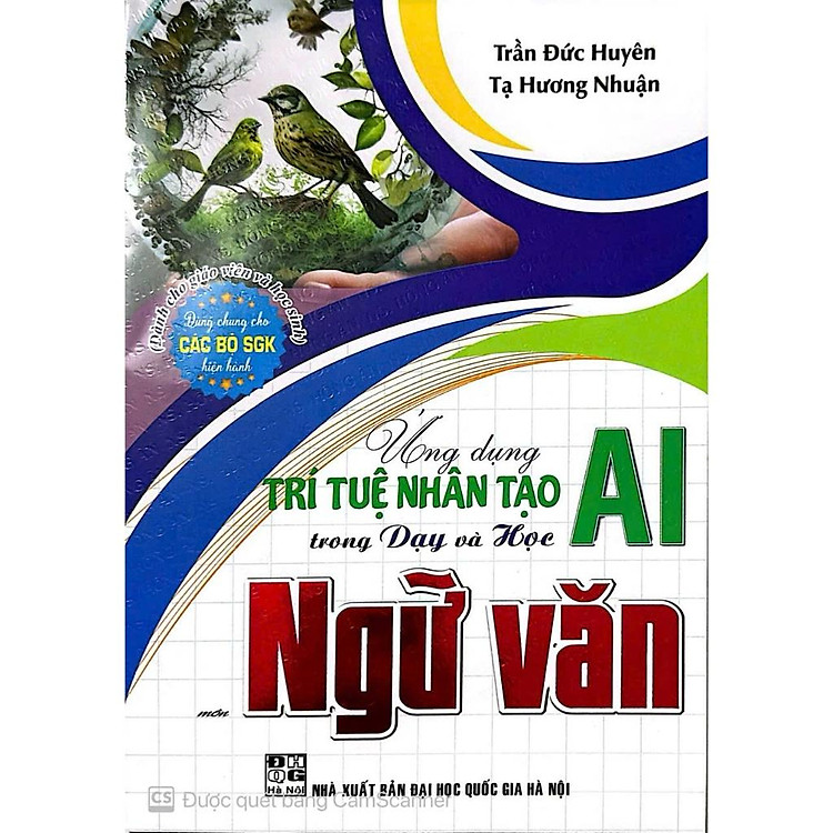 Sách - Ứng dụng trí tuệ nhân tạo (AI) trong dạy và học môn ngữ văn (dành cho giáo viên và học sinh) HA