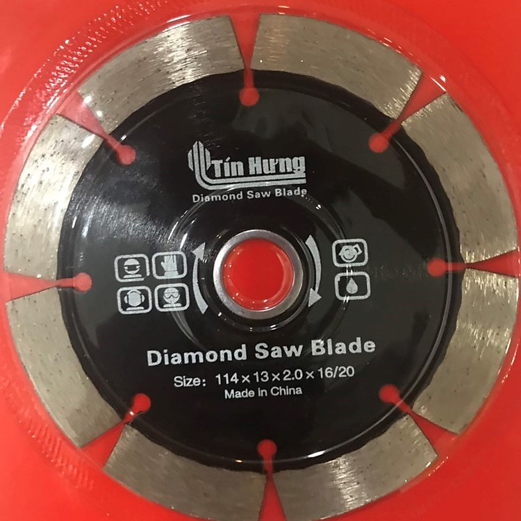 Lưỡi cắt đá Granite Tín Hưng 114mm ( cắt khô)