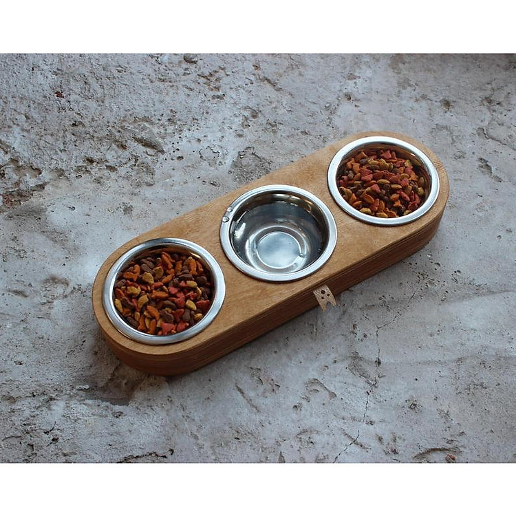 Khay Ăn Gỗ Dành Cho Mèo #CT003