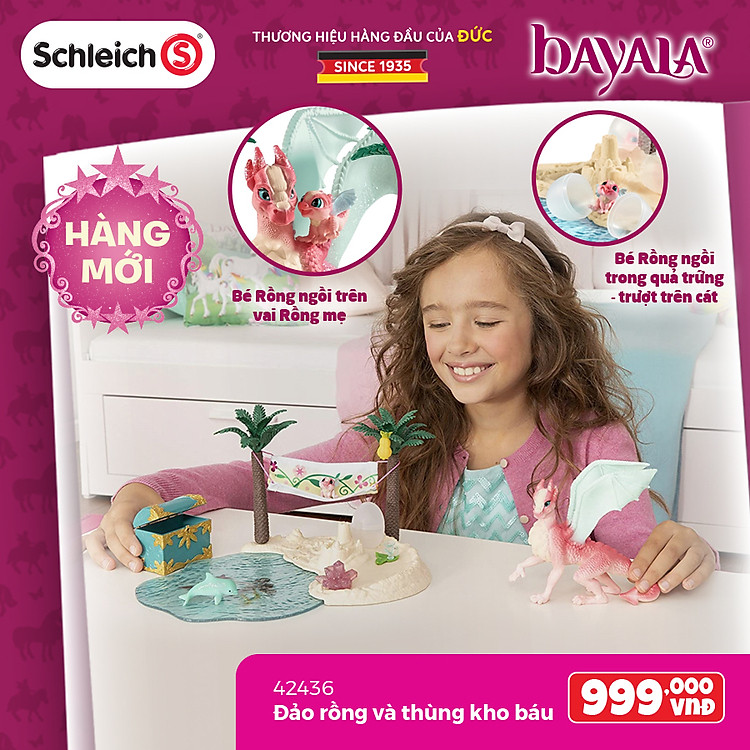 Mua Đồ Chơi Mô Hình SCHLEICH Đảo Rồng Chính hãng Tiết kiệm - Hình ảnh 4