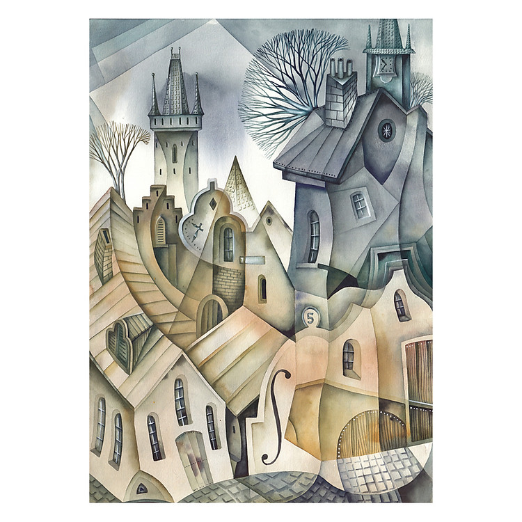 Tranh Lập Thể Phố Cổ