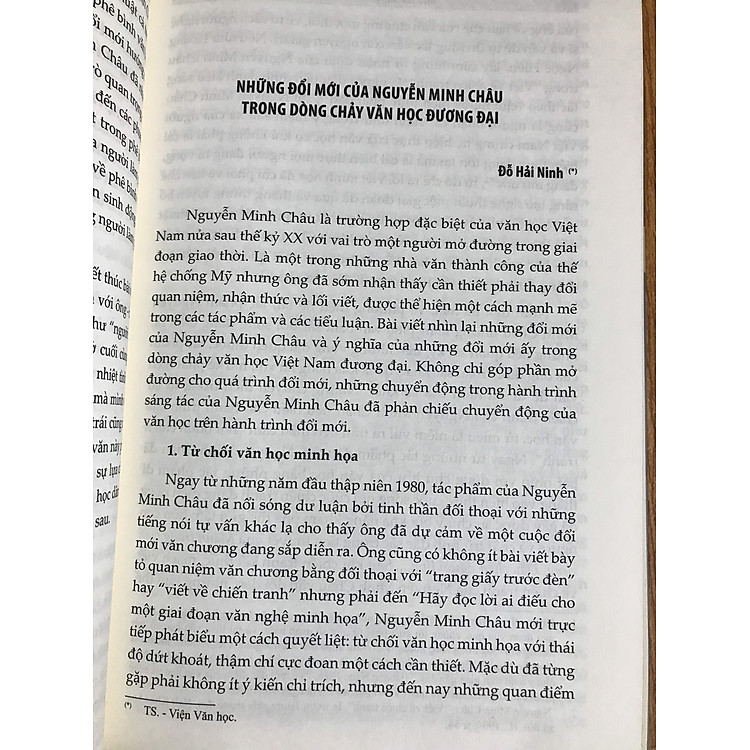 NGUYỄN MINH CHÂU TRONG TIẾN TRÌNH ĐỔI MỚI VĂN HỌC VIỆT NAM - Ảnh 3