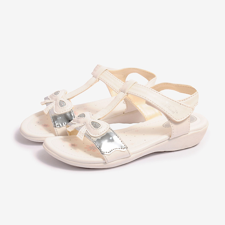 Giày Sandal Si TPR Bé Gái Biti's Việt Nam DTB064600TRG - Trắng