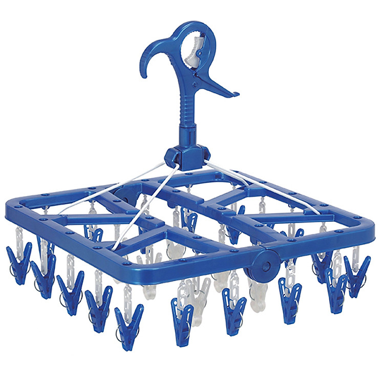 Khung phơi 24 kẹp xoay 360 độ nội địa Nhật Bản