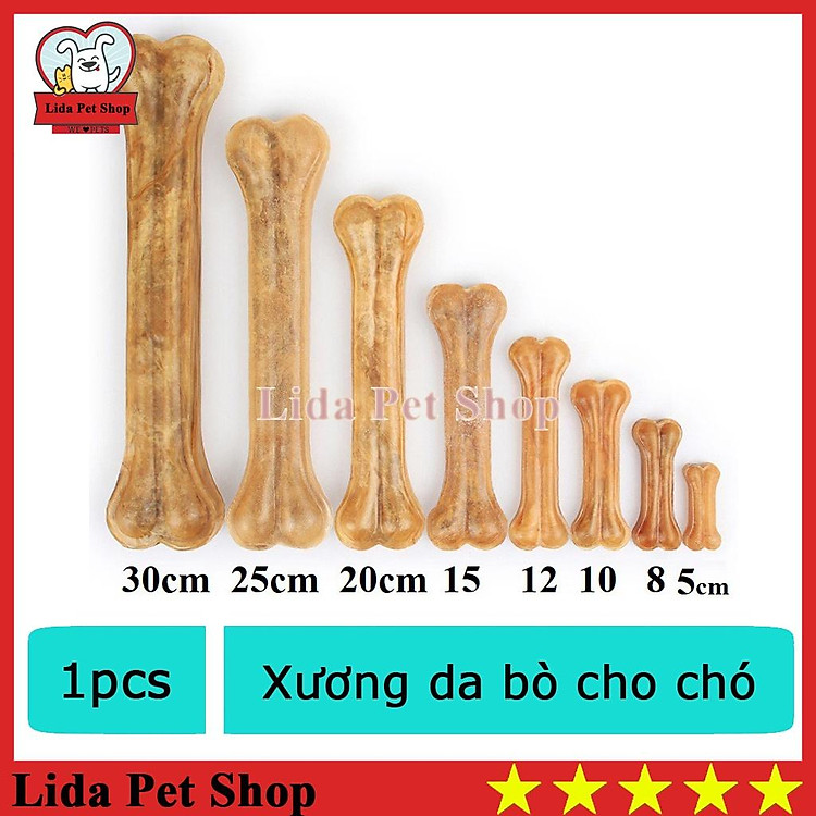 XƯƠNG CHO CHÓ - XƯƠNG DA BÒ CHO CHÓ GẶM SẠCH RĂNG