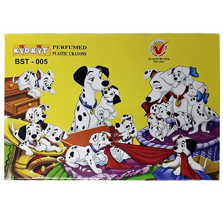 Mua tại Lazada: Viết Sáp Màu Chó Đốm BS-005 (12 màu)
