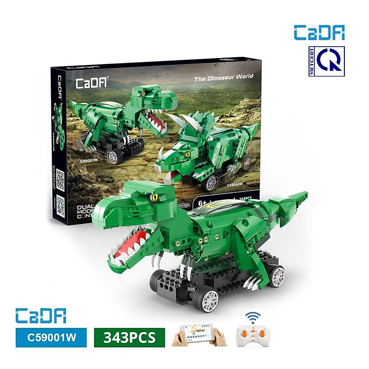 Đồ Chơi Lắp Ráp Robot Khủng Long CADA Chính hãng Giá rẻ - Hình ảnh 3