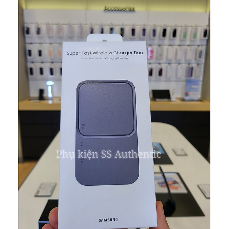 Đế SẠC ĐÔI Samsung không dây - P5400 - Hàng Chính Hãng - (Sản phẩm gồm có: 1 đế sạc đôi & 1 bộ sạc nhanh 25w)