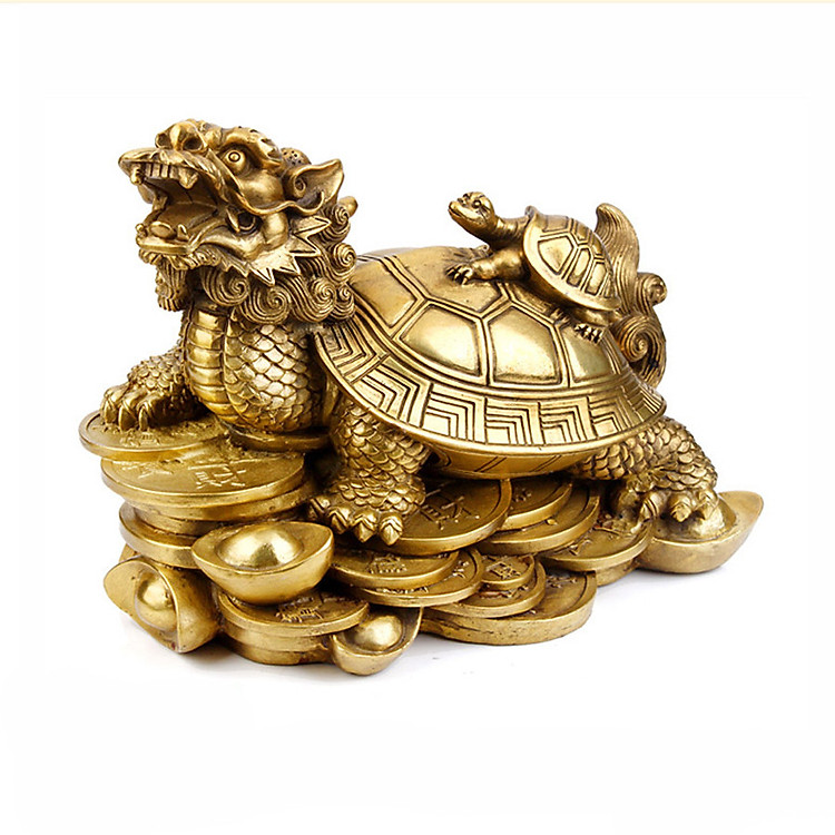 Tượng Long quy rùa đầu rồng cõng con phong thủy Tâm Thành Phát