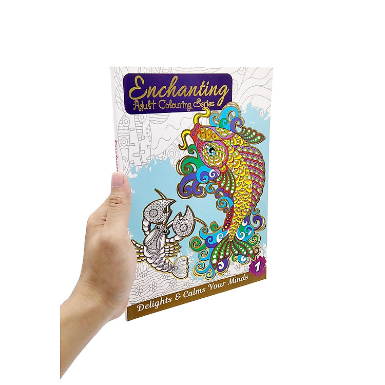 Enchanting Adult Colouring Series: Book 1 - Ảnh 4
