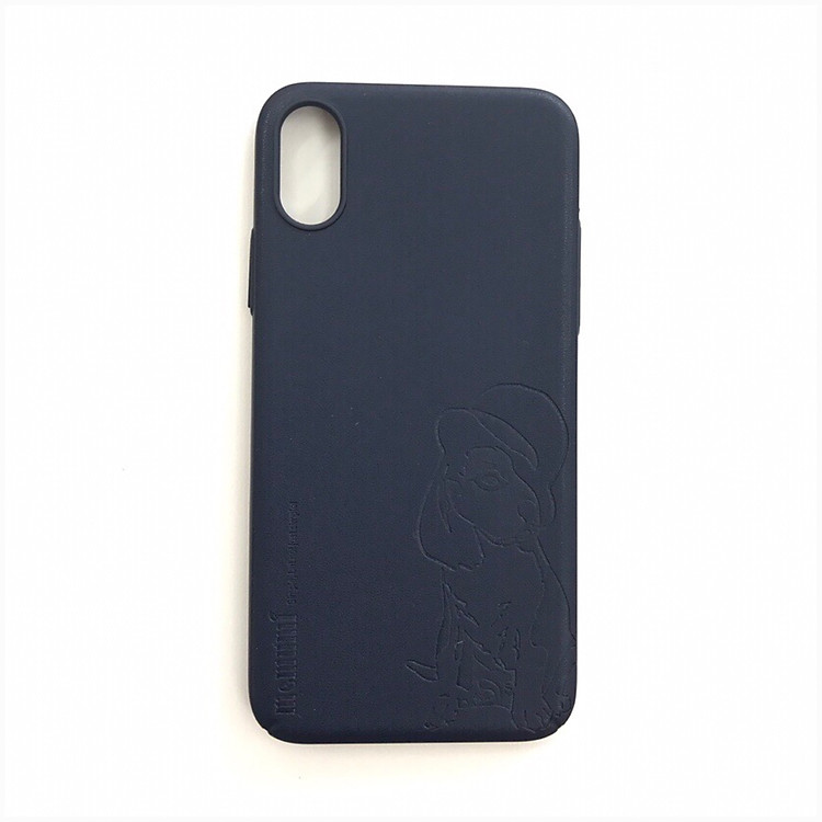 Ốp lưng iPhone X hiệu Memumi Dog mỏng 0.6 mm - Xanh Navy - Hàng nhập khẩu