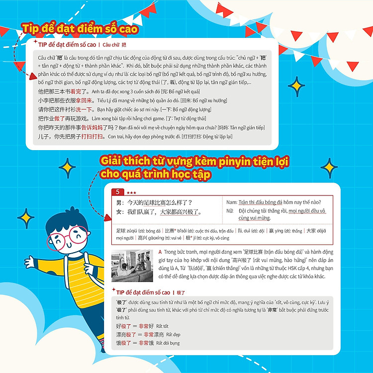 Chinh Phục Đề Thi HSK 3 + HSK 4 + HSK 5 - Ảnh 7