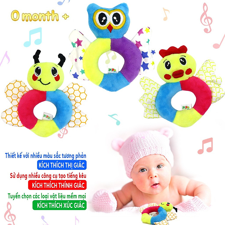 Đồ Chơi Cầm Tay Cú Vọ EASYKIDS Chính hãng Giá rẻ - Hình ảnh 4