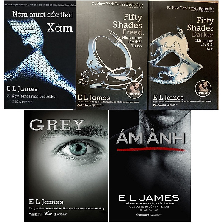 Tại Newshop: 50 Sắc Thái - Trọn Bộ 5 Cuốn