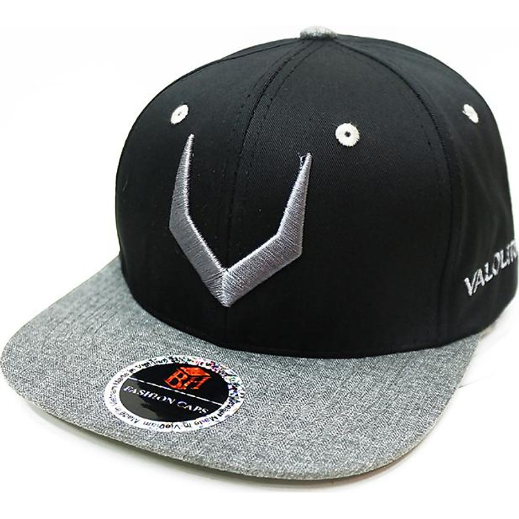 Nón snapback sành điệu chữ V (Đen 3001)